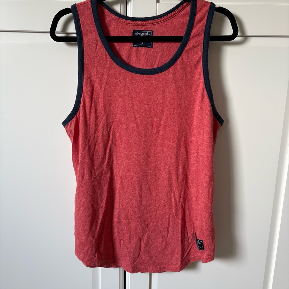 Abercrombie & Fitch Men’s Red Tank Top Size S